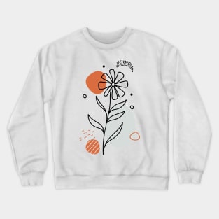 Floral Boho Style (Orginal Colors) Crewneck Sweatshirt